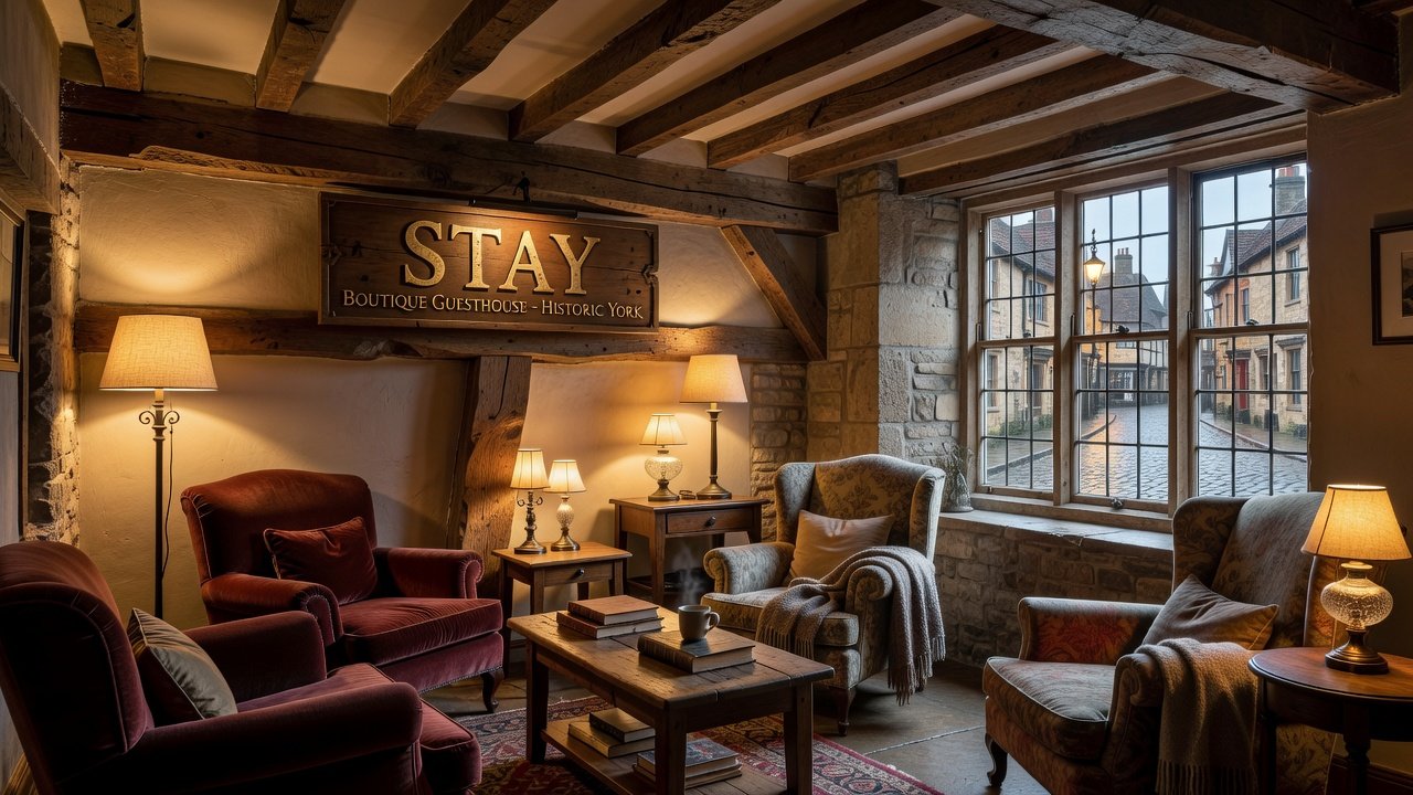 Boutique hotel interior at New Holgate Townhouse