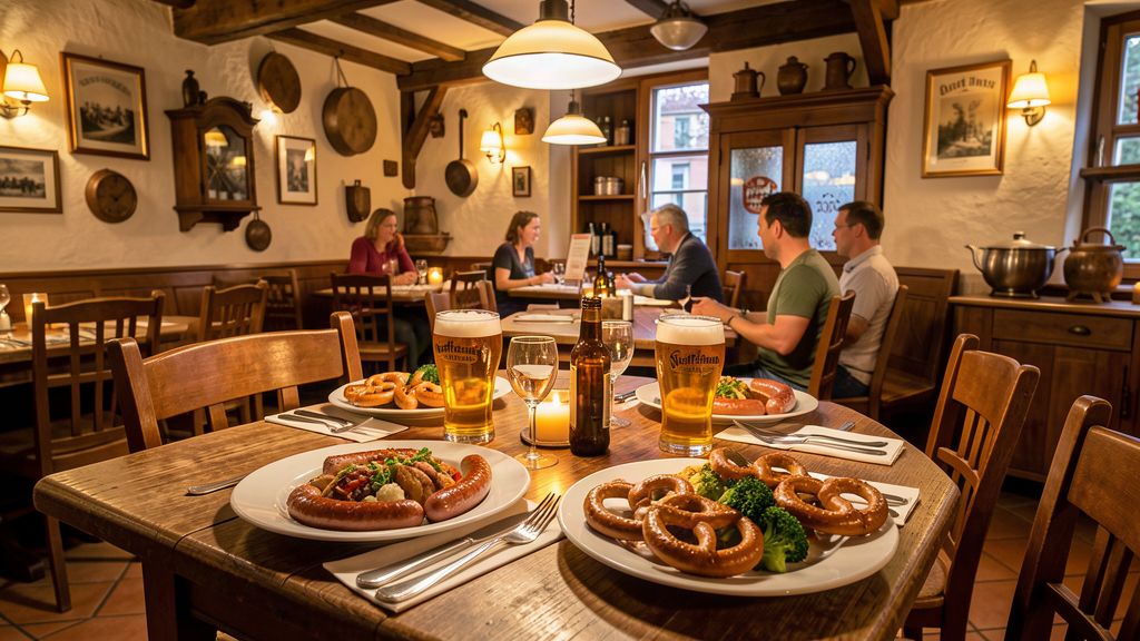 Food: Traditional meal at Kaffeehaus Wittekind in Halle (Saale)