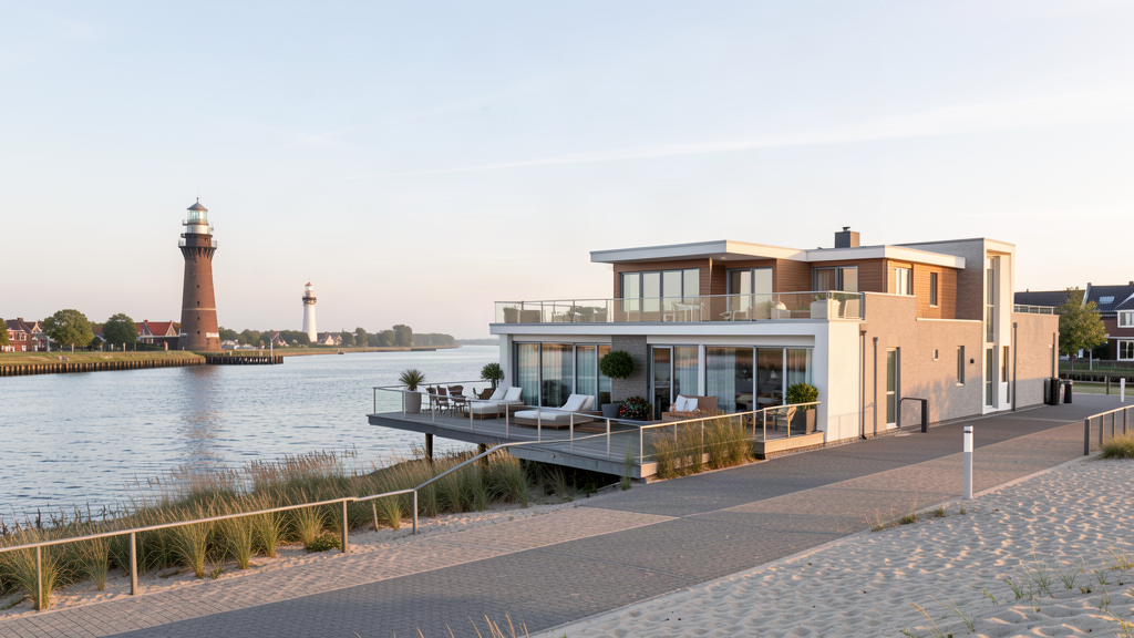 Stay: Homaris Strandhaus am Leuchtturm hotel on Strandweg with lighthouse view