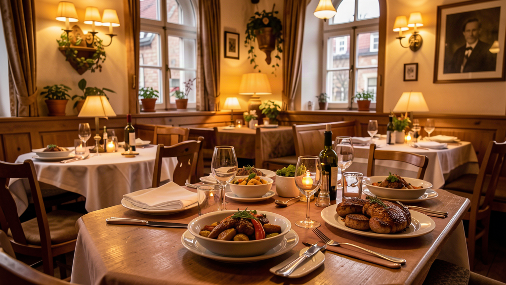 Traditional German restaurant in Cottbus with local dishes