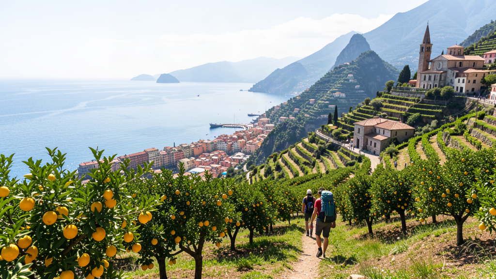 Hiking lemon terraces and Capuchin paths above Monterosso al Mare