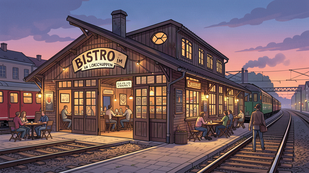 Bistro im Lokschuppen in Dillingen