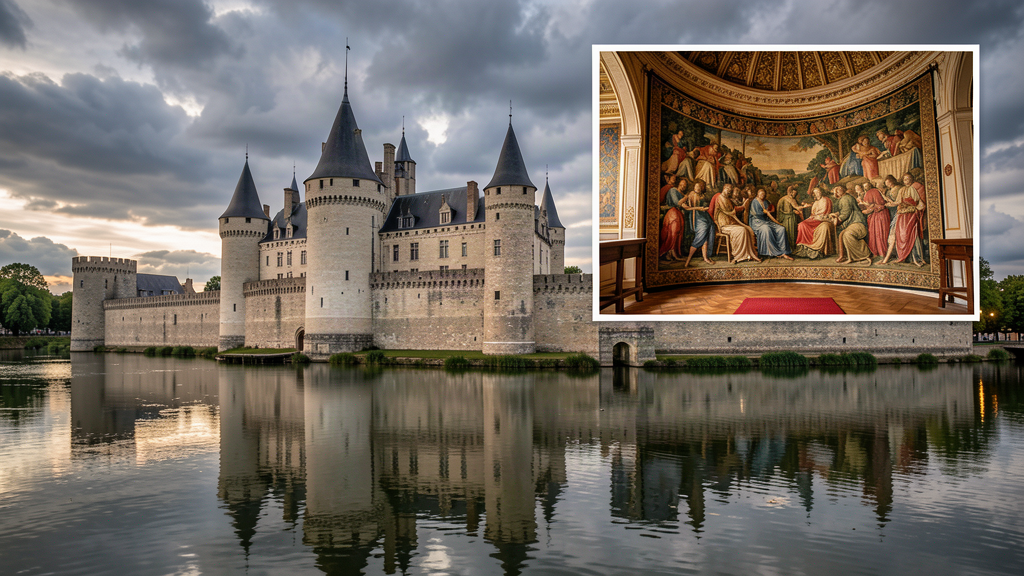 Château d'Angers medieval fortress overlooking the Maine