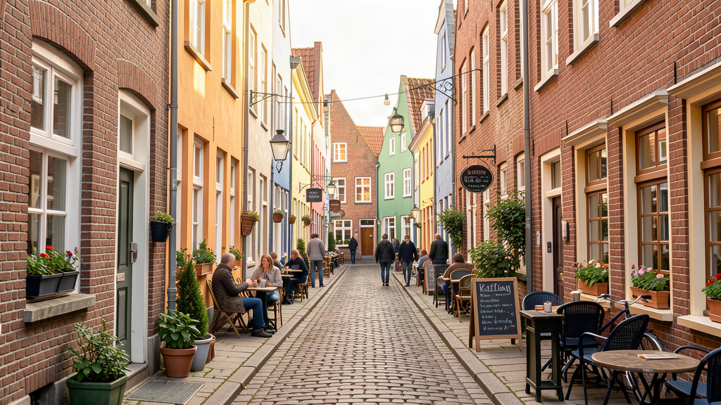Katzengang alley in the Schnoor district of Bremen