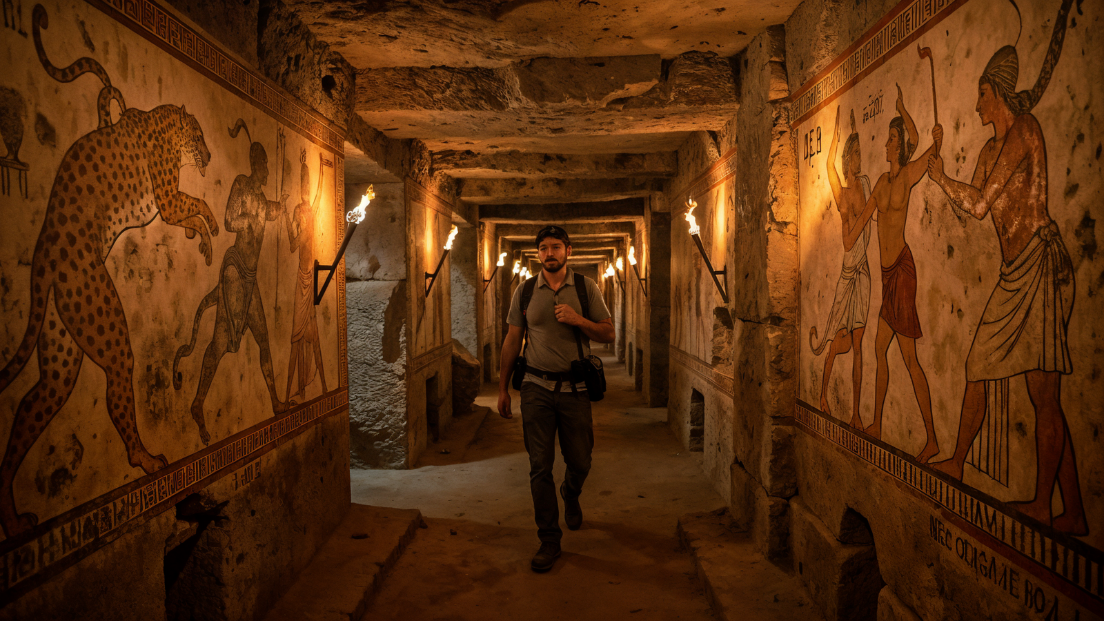 Do: Exploring painted Etruscan tombs in the Necropolis of Monterozzi