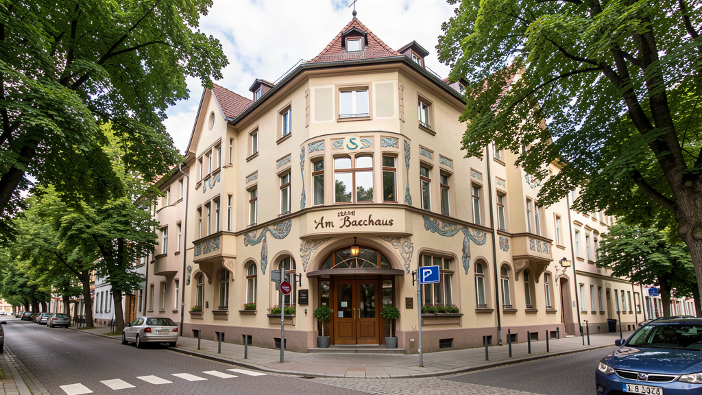 B&S Hotel Am Bachhaus exterior on Marienstraße in Eisenach