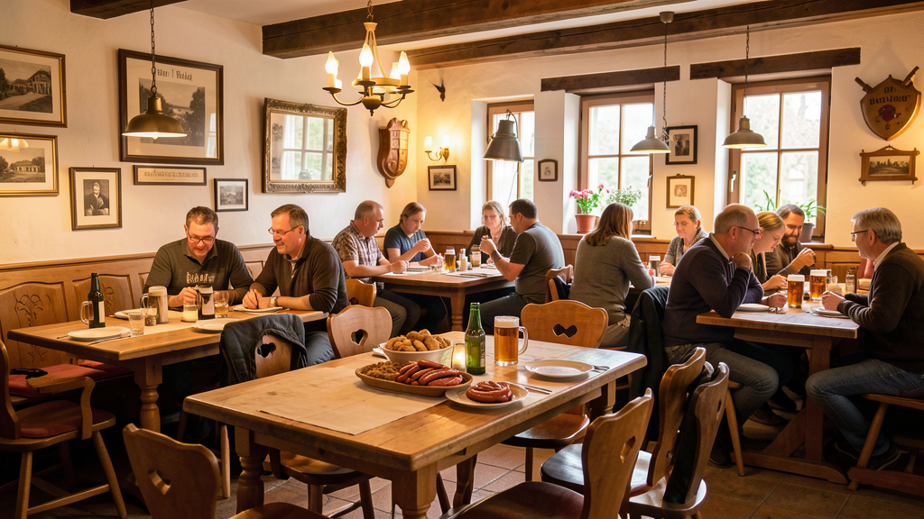 Gasthaus Zur Noll dining in historic Jena