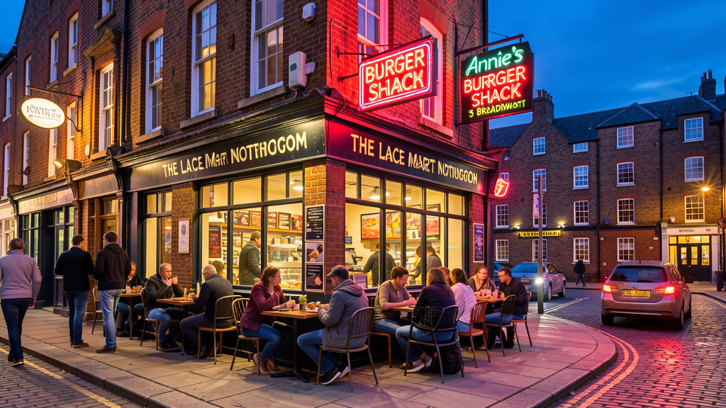 Annie's Burger Shack in The Lace Market Nottingham