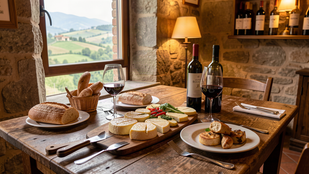 Aged caciocavallo cheese plate in Agnone