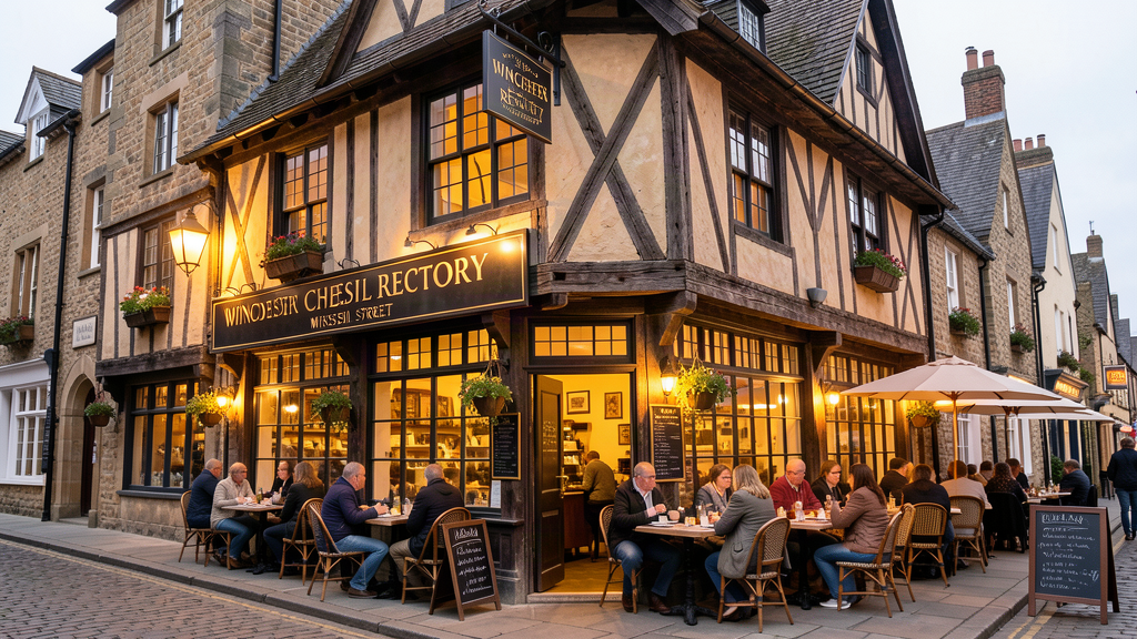 Food: Chesil Rectory historic restaurant in Winchester