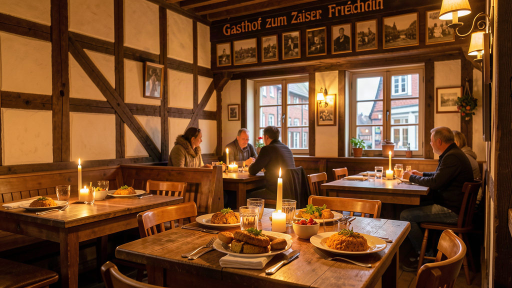 Gasthof zum Kaiser Friedrich traditional tavern in Schnoor