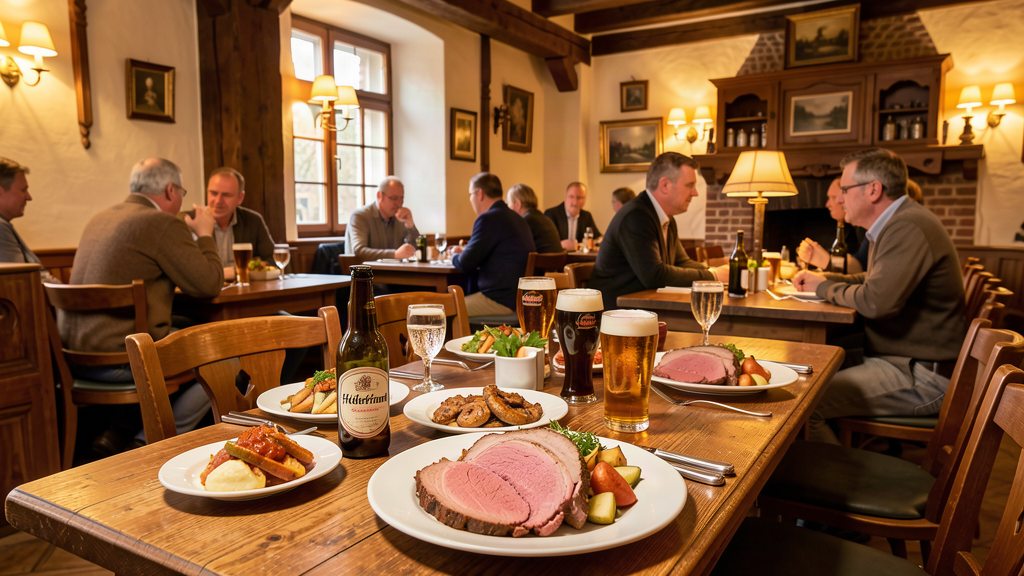 Dining at Restaurant Hoflieferant in Magdeburg