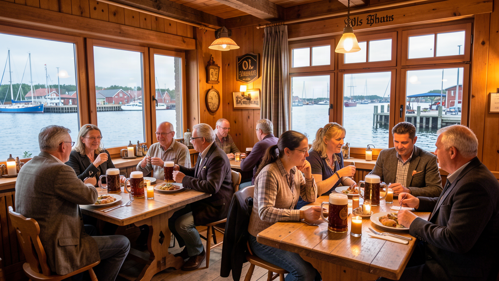 Ols Brauhaus am Hafen on the Stadthafen quays in Oldenburg