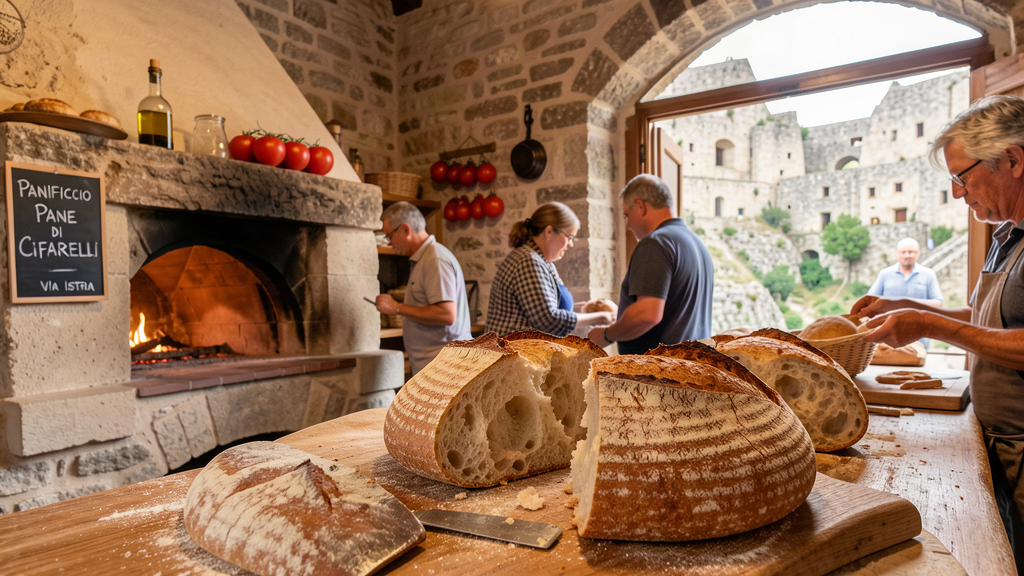Pane di Matera bread at Panificio Cifarelli