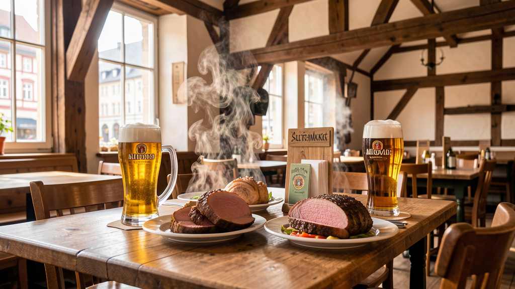 Local restaurant with traditional German dishes near Alter Markt in Monchengladbach