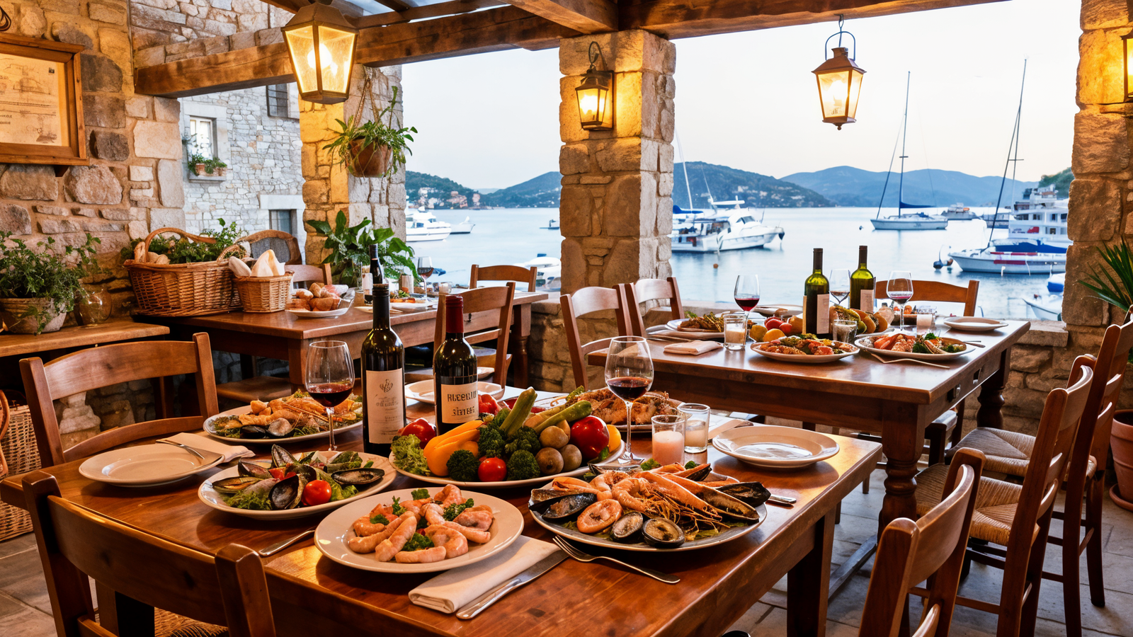 Corsican plates at U Trocciu in Porto-Vecchio old town