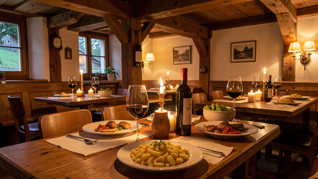Weinstube Niederburg wine room above the Franz Fritz shop