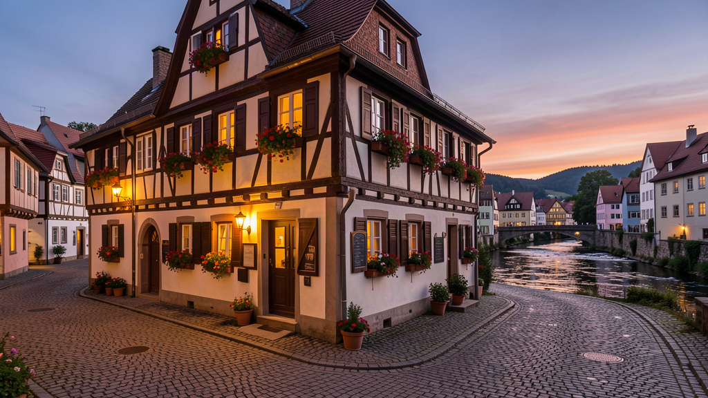 Stay: traditional half-timbered guesthouse near the Gose river in Goslar
