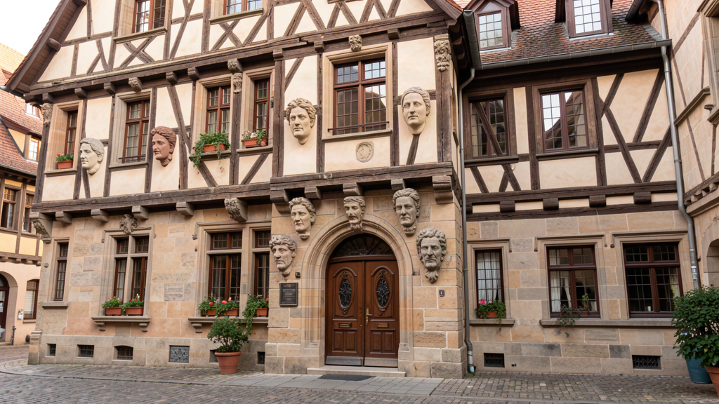 La Maison des Têtes historic hotel facade in Colmar