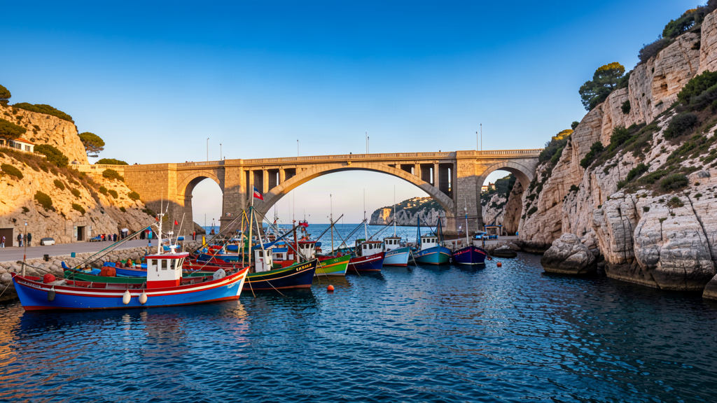Hero: Fishing boats at Vallon des Auffes under the Corniche, Marseille