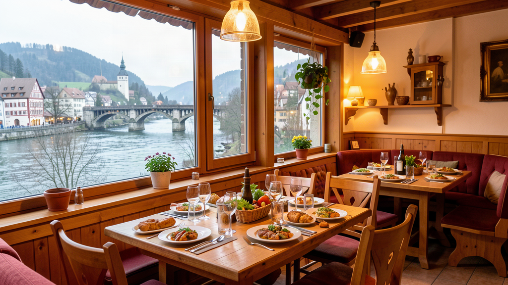 Traditional restaurant dining in Plauen