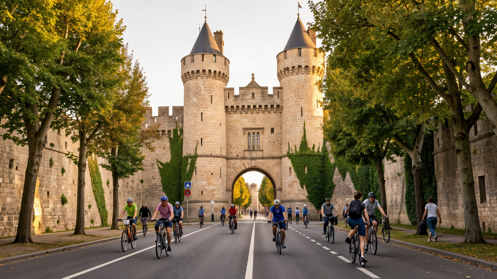 Porte de Paris historic city gate in Cambrai