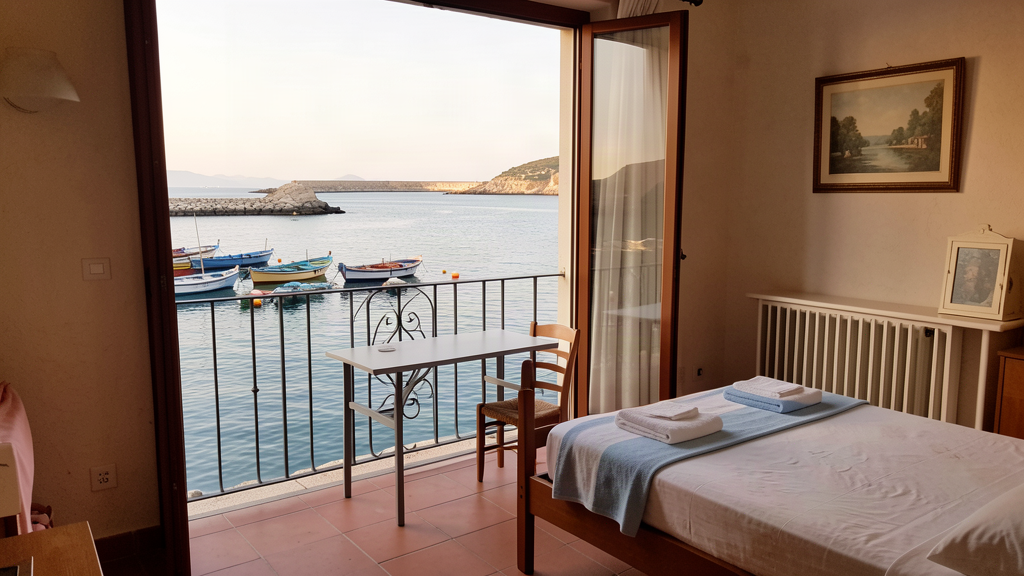 Sea view from waterfront stay in Taranto overlooking Mar Piccolo