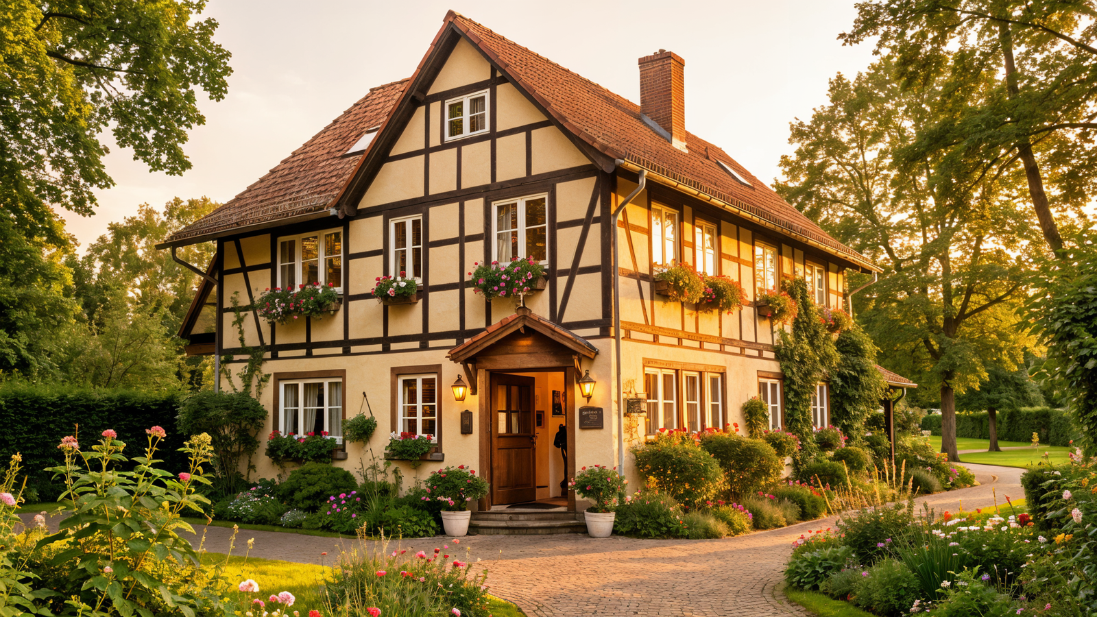 Traditional guesthouse in Oberneuland near the park