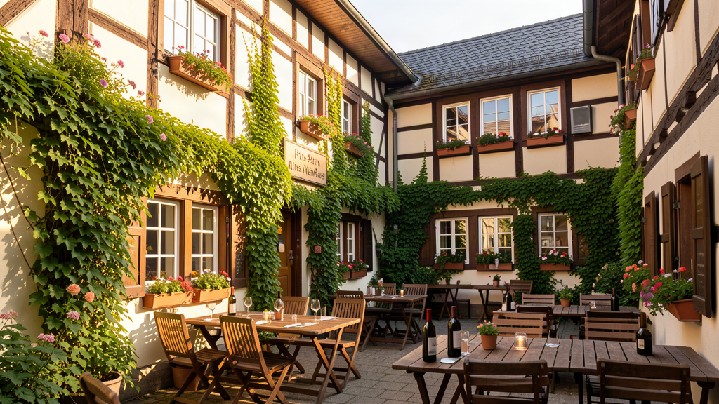 Altes Weinhaus courtyard stay in Mußbach, Neustadt an der Weinstraße