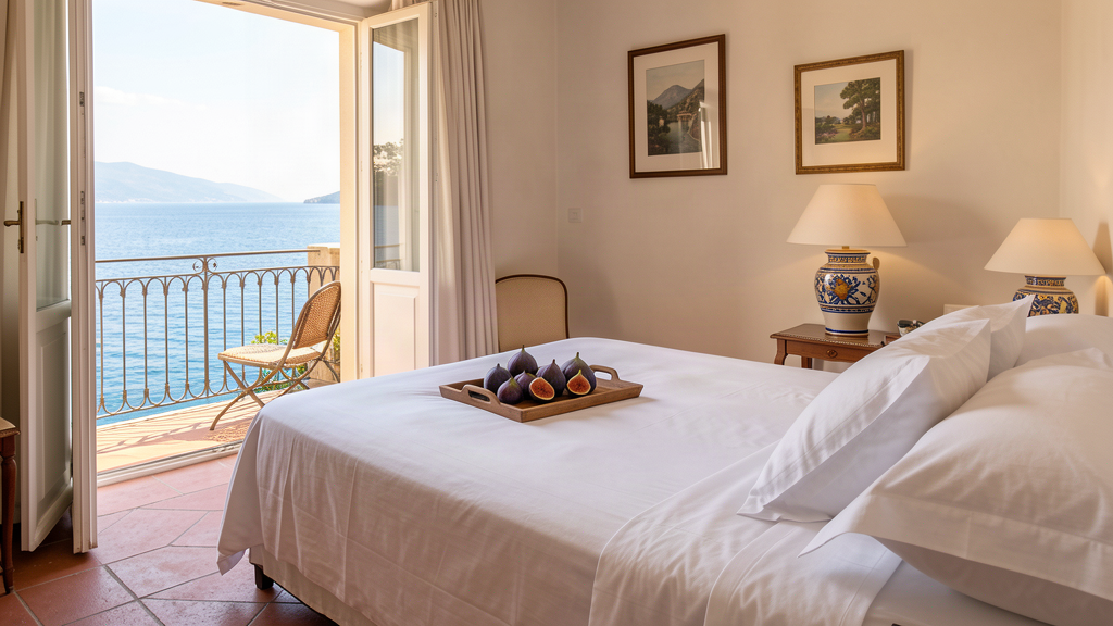 Stay: Boutique hotel room with sea view in Amantea
