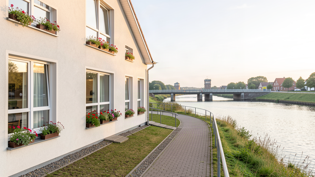 Stay: Charming guesthouse with Weser river view in Hemelingen