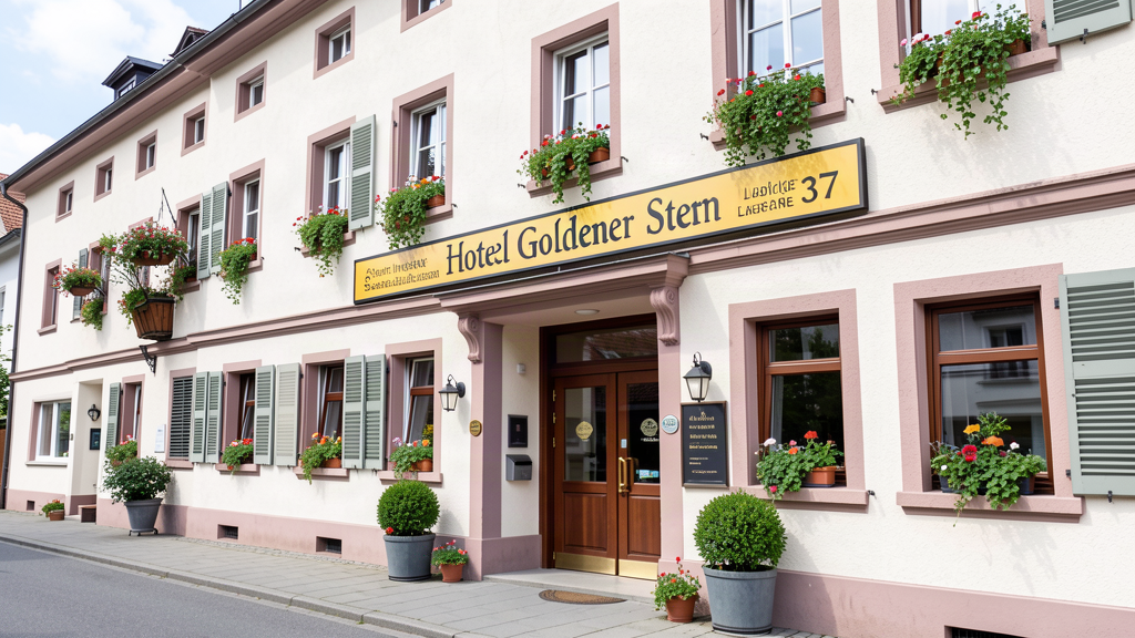 Hotel Goldener Stern on Ludwigstraße in Sankt Ingbert