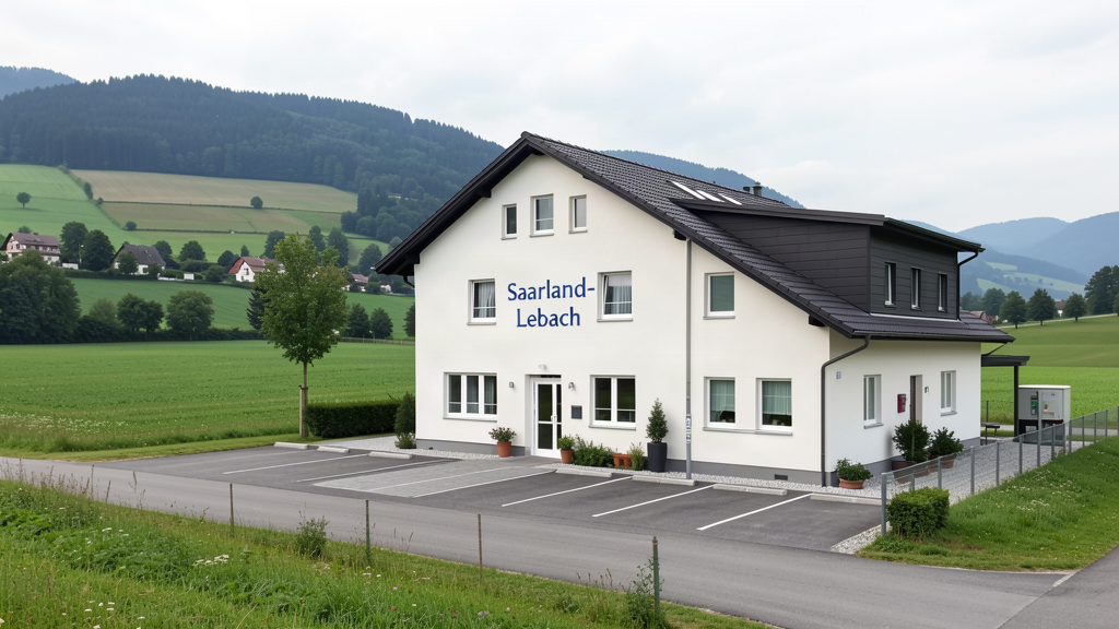 Saarland-Hotel Lebach on Dillinger Straße near the Theel edge