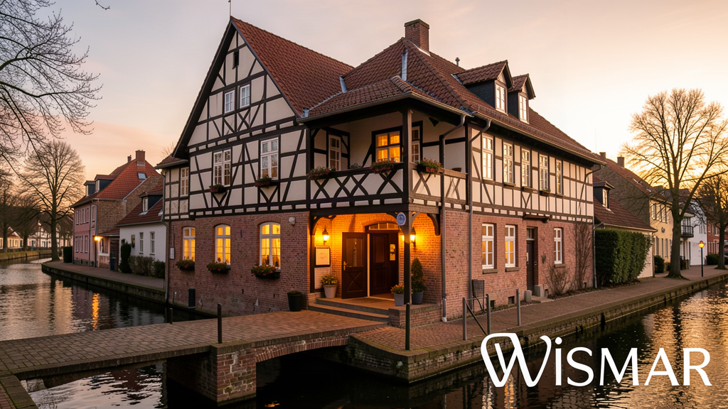 Cozy historic hotel near the Grube canal in Wismar