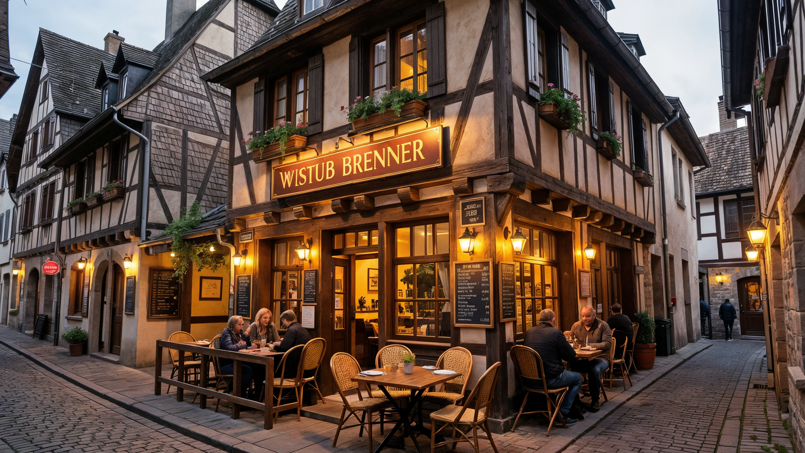 Wistub Brenner traditional Alsatian restaurant in Colmar