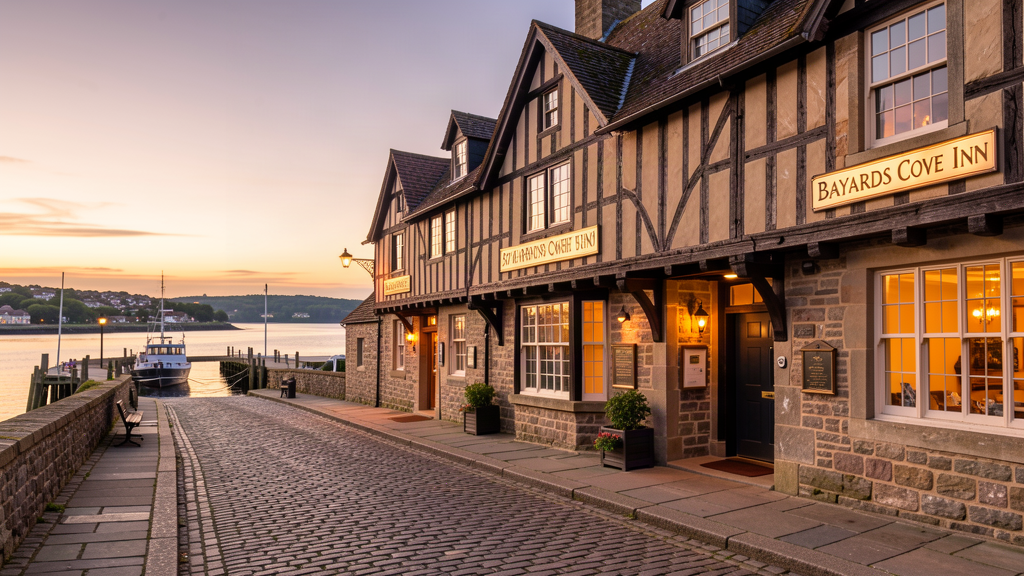 Bayards Cove Inn on Lower Street by the ferry slip in Dartmouth