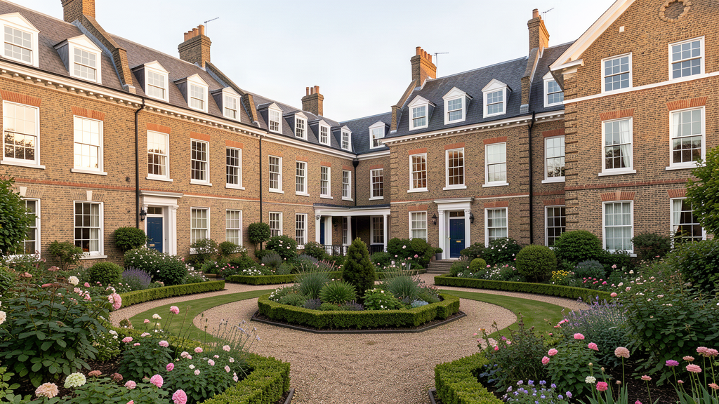Winckley Square Residences Georgian townhouses facing the gardens
